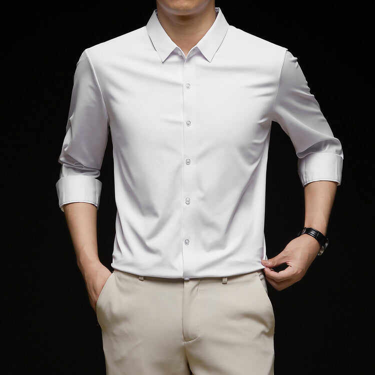 Semi-gloss casual shirt