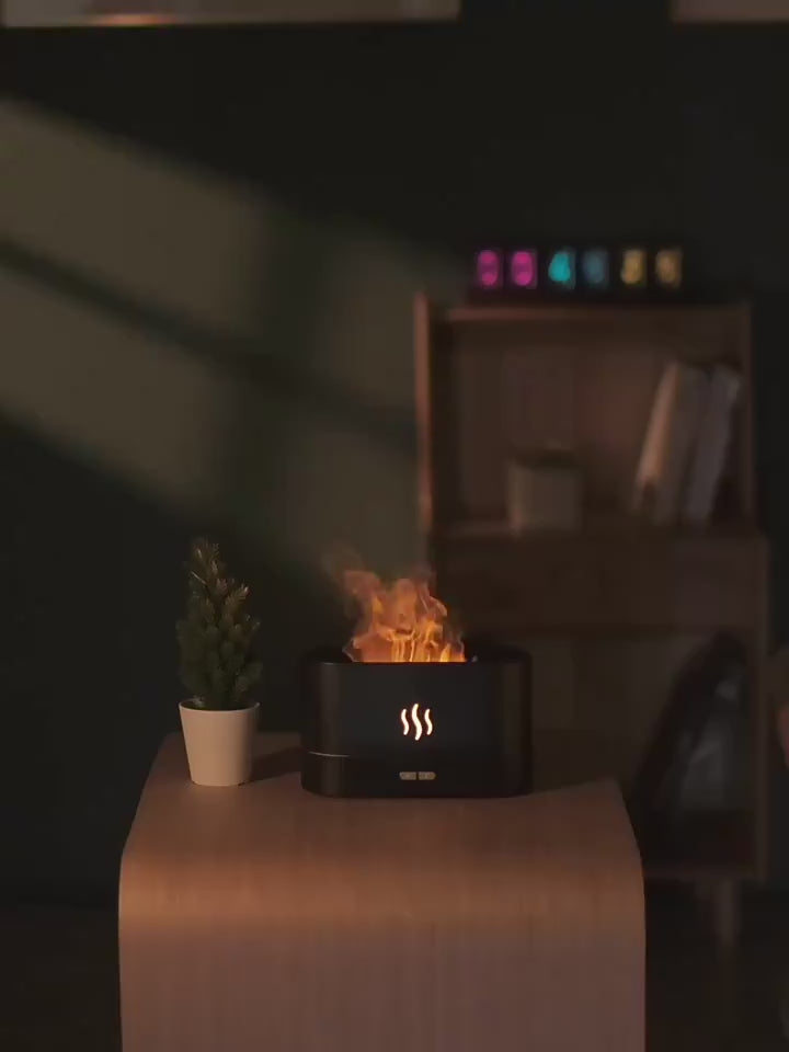 Mute Simulation Flame Of Flame Aroma Humidifier